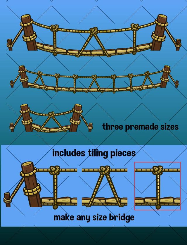 Wooden bridge