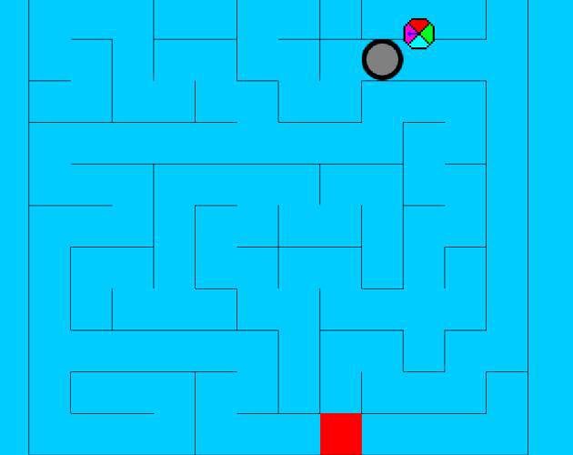 One-button Maze