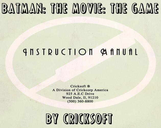 Batman: The Movie: The Game