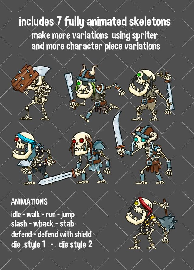 Skeleton warriors