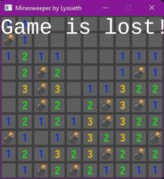 Lyssieth's Minesweeper