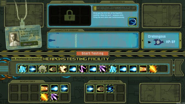Dr. Professor Scientist's Weapons Testing Facility