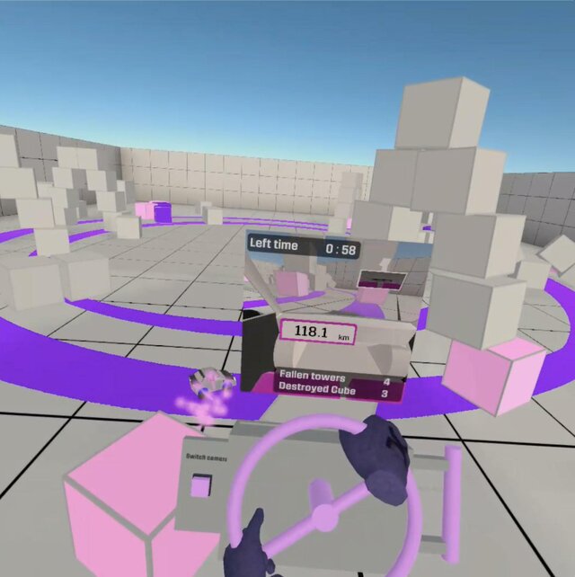 HAND-TRACKING INTERACTION DEMONSTRATOR for Oculus Quest (VR)