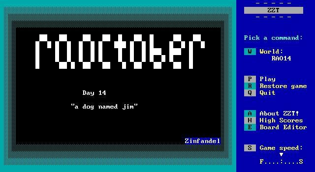 raoctober day 14 - "a dog named jim"