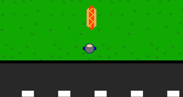 Boe Jiden Crosses The Street For A Hotdog