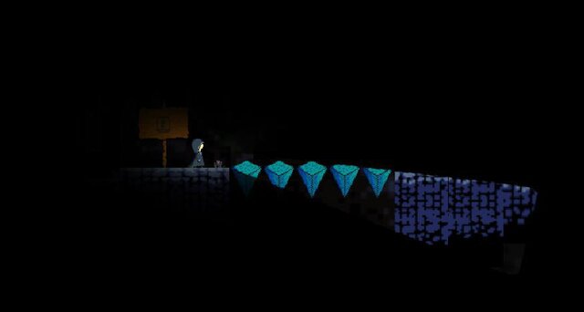 Lamp in the dark