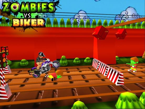 Zombie Vs Biker - Free Dirt Bike 3D Shooting Game