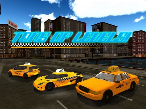 3D Taxi City Parking - Crazy Cab Traffic Driving Simulator Extreme: Free Car Racing Game