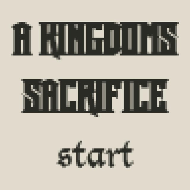 A Kingdom's Sacrifice