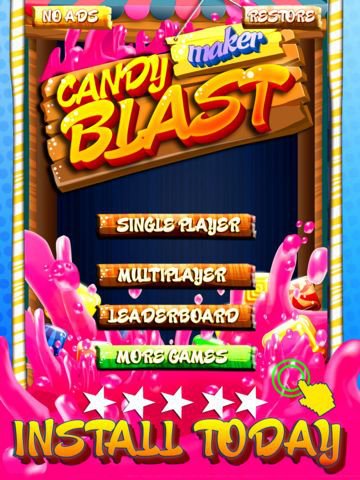 Candy Maker Blast Puzzle Games - Fun Dessert Swapping Game For iPhone And iPad HD FREE