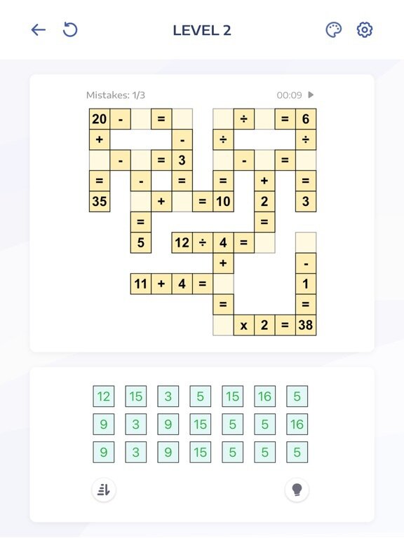 Math Puzzle Games - Cross Math