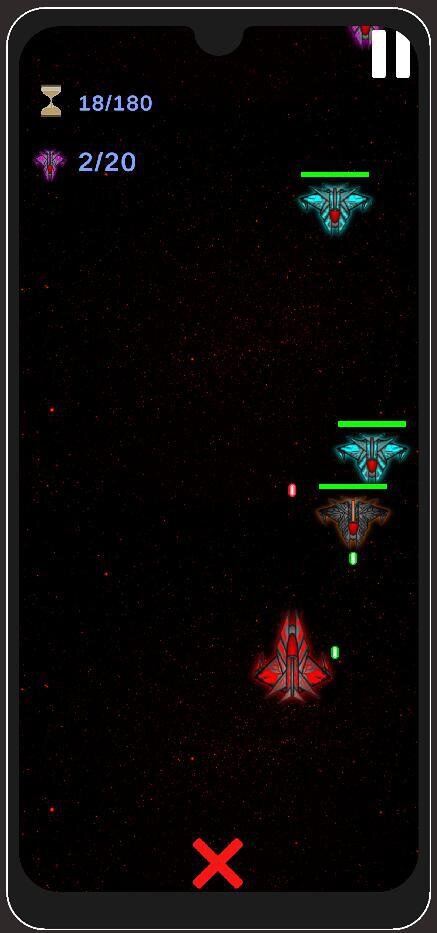 Ship in Space 2d