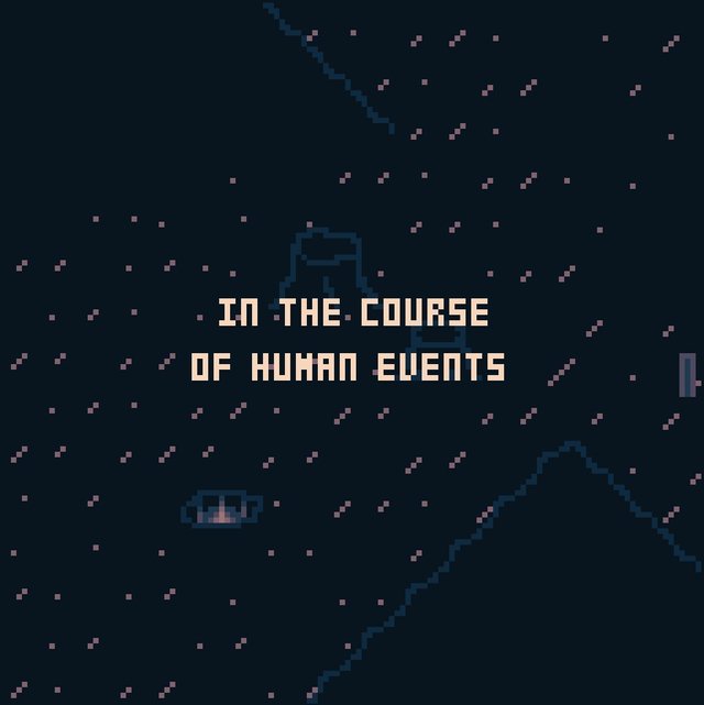 In The Course Of Human Events