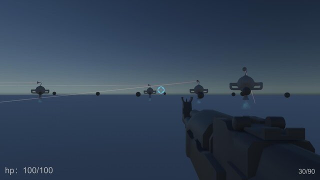 3D first person shooter demo
