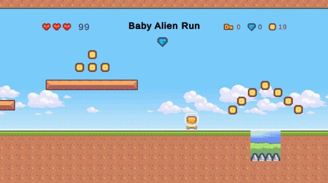 Platform Runner - Baby Alien Run