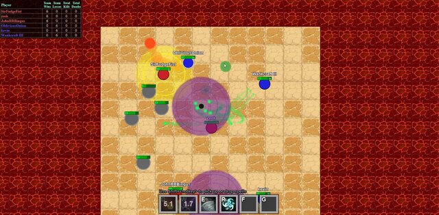 WarJS Multiplayer Arena