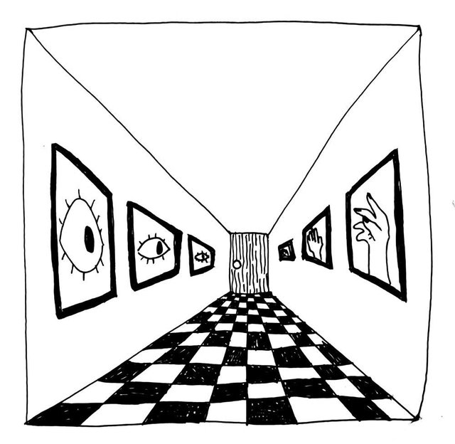 the hallway (Ezra Dogteeth)