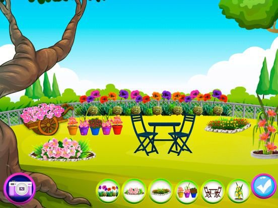 Flower Garden Decorator Game