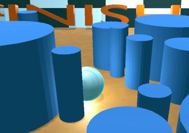 Maze with Cylinder Shape