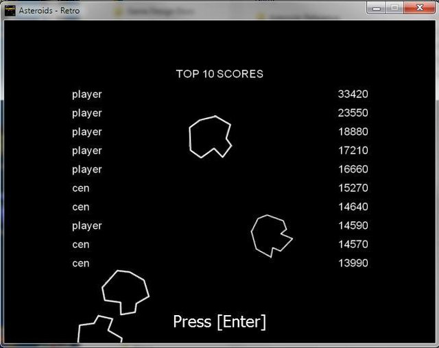 Asteroids-Retro