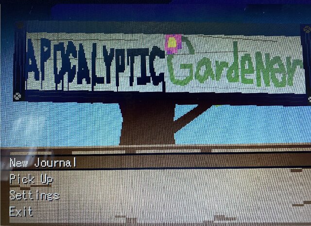 Apocalyptic Gardener: MyFirstGameJam Winter 2023 demo