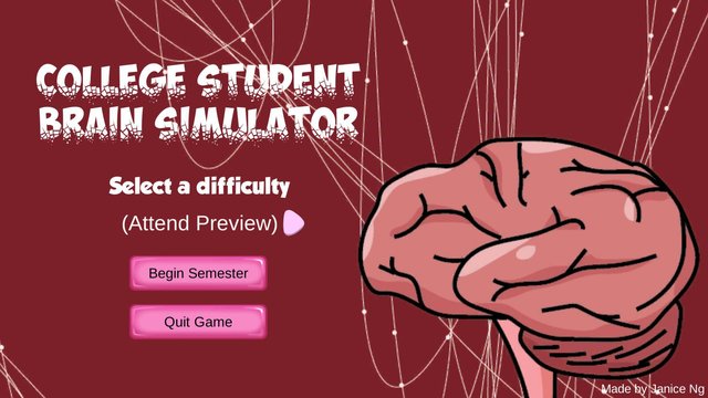 College Student Brain Simulator