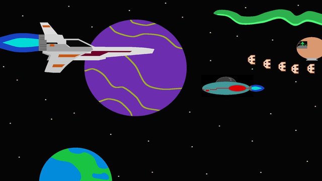 2D Side Scroll Space Shooter