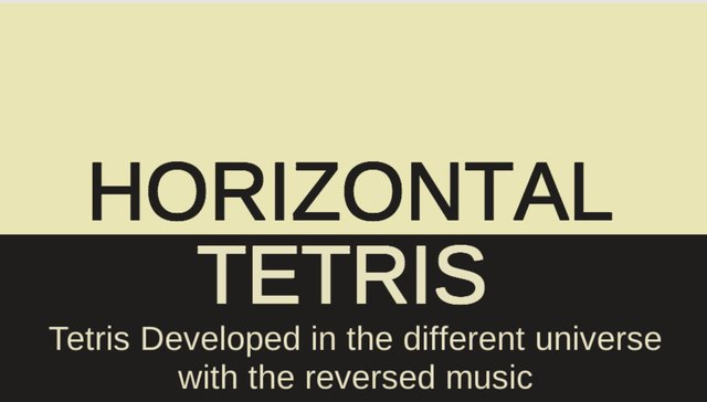 HorizontalTetris