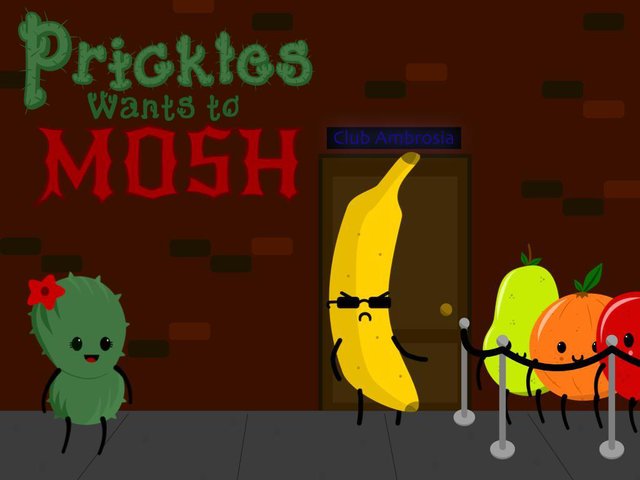 Prickles Wants to Mosh