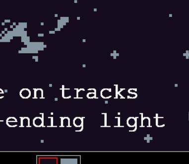 on tracks of never-ending light
