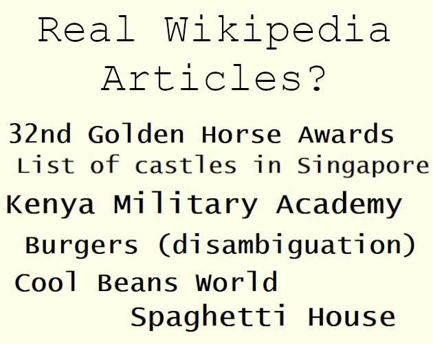 WikiGuess - Is it a Thing?