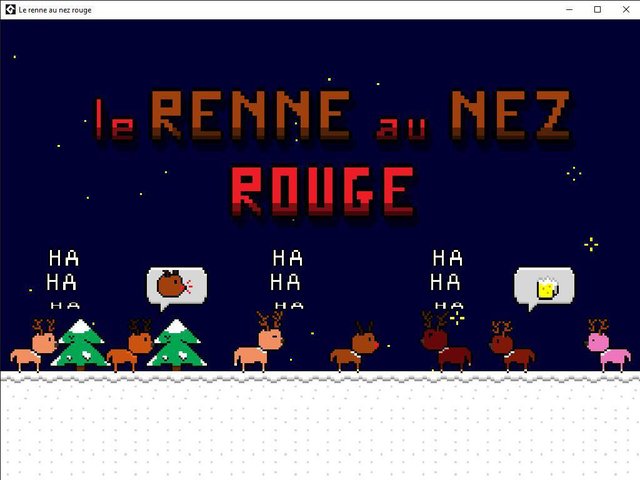 Renne au nez rouge