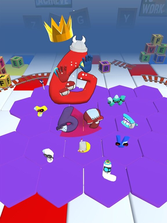 Alphabet Fall.IO - Match Race