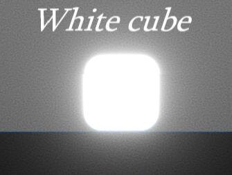 white cube