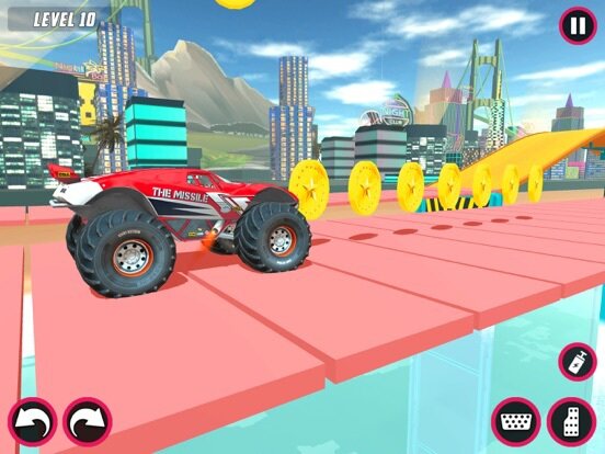 Monster Truck Stunts Car Games