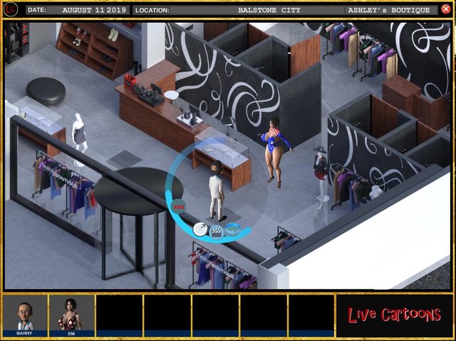 Live Cartoon's "Ashley's Boutique" DEMO