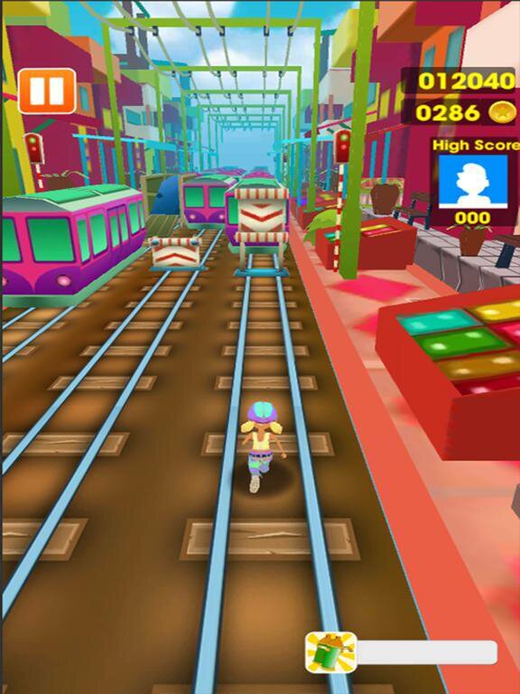 Rush Runner Train Surf 3D