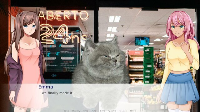 I can't believe my trip to the store with my neighbour and her weird cat so i can get soap can be this boring!
