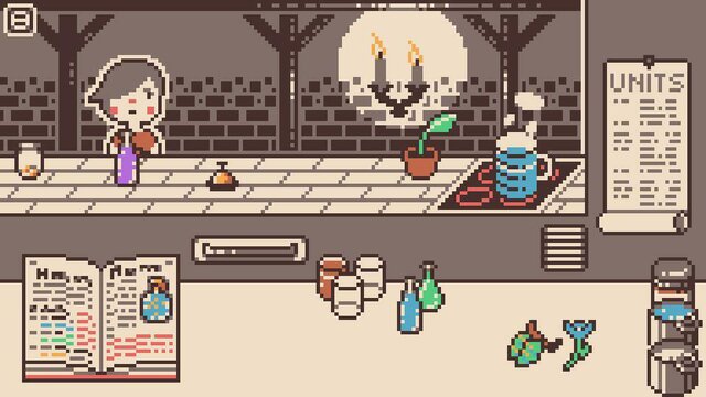 a small town tavern: seven days of pals & potions