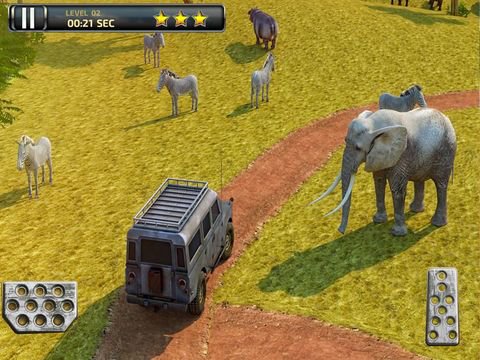 3D Safari Parking Free - Realistic Lion, Rhino, Elephant, and Zebra Adventure Simulator Games