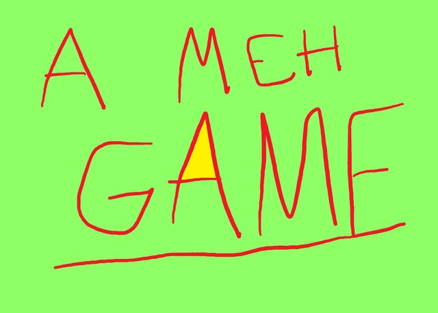 A pretty bad game