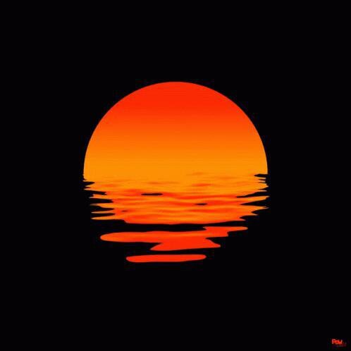 sunset shore