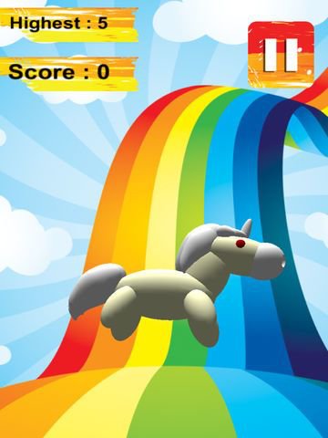 3D Unicorn Rainbow King-dom Juggle Safari Lite
