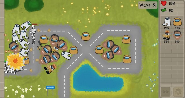 Amogus Tower Defense 2
