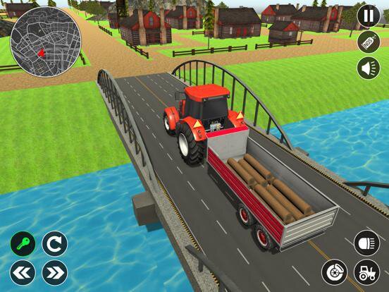 Tractor Driving Farming Game