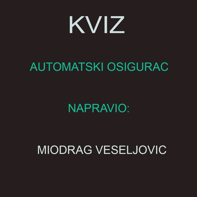 Kviz automatski osigurac