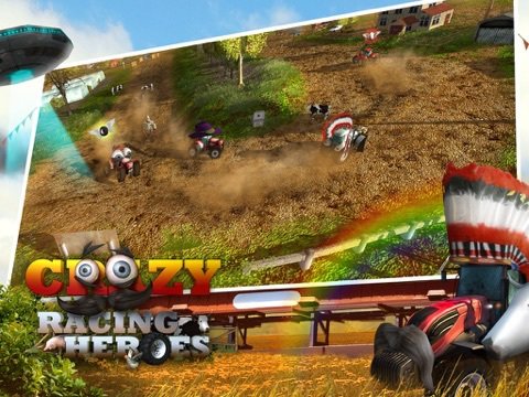 A Crazy Racing Heroes Free: Fun Tractor Driving Derby 3D
