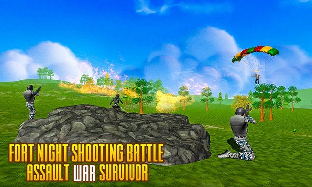 Fort Night Shooting Battle: Assault War Survival