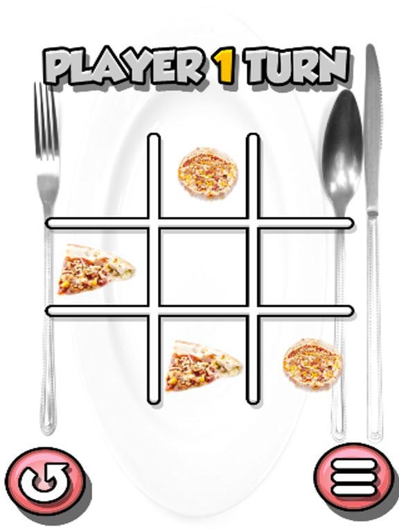 Pizza Tic-Tac-Toe (2-Player)