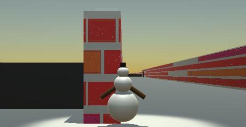 The Snowman (Sorta) endless runner